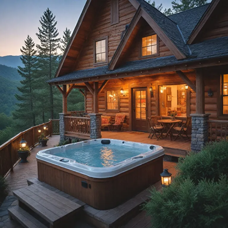 Elegant cabins with jacuzzi in Gatlinburg TN for a refined mountain escape