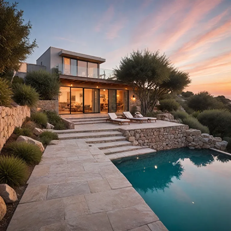 Elegant luxurious small houses for refined vacation living