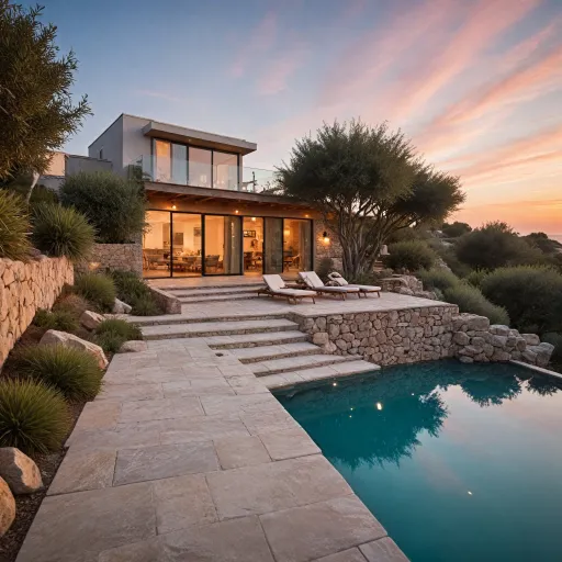 Elegant luxurious small houses for refined vacation living