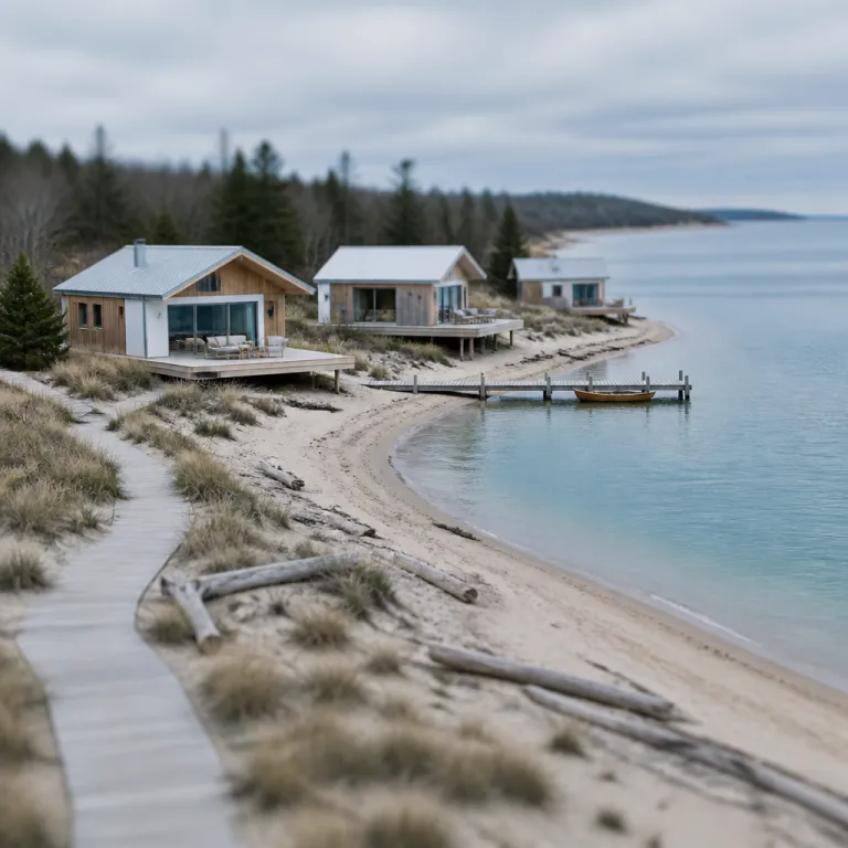 Elegant lake Michigan cabin rentals for a beachfront escape